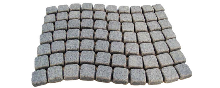 GM0358 - Salt and pepper mesh granite wave pattern.