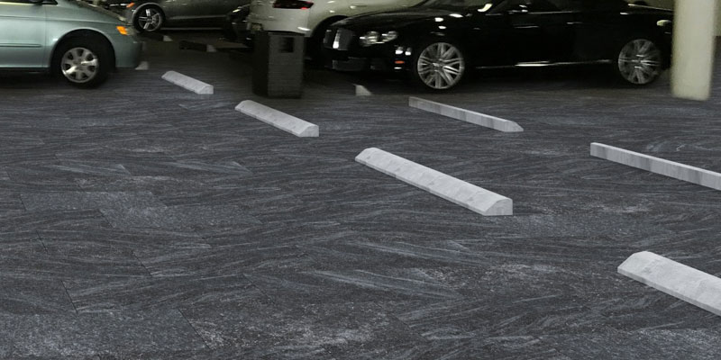 3CM Driveway Porcelain Pavers Dark Silver Grey