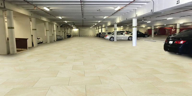 3CM Driveway Porcelain Pavers Quartz Beige
